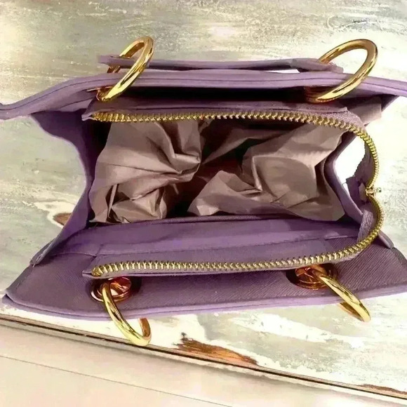 Tina Turk Double Handle Tote Lilac - Picture 7 of 11